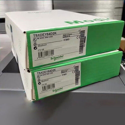 Schneider Electric TSXDEY64D2K PLC module boxes, Modicon Premium, industrial automation parts.