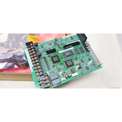 Yaskawa ETC615992-S1113 CPU board, industrial automation component, green circuit board with connectors and electronic parts.