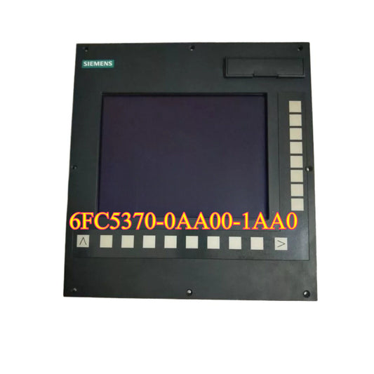 Siemens SINUMERIK 802D Operator Panel 6FC5370-0AA00-1AA0, black industrial display.