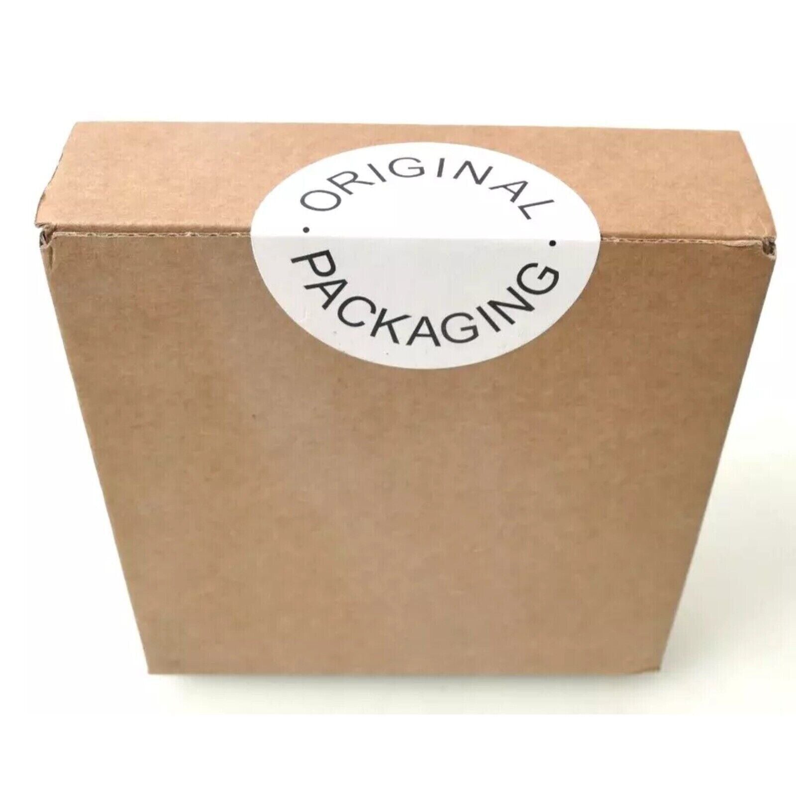 Original Packaging, brown cardboard box with a white sticker that reads 'ORIGINAL PACKAGING'.