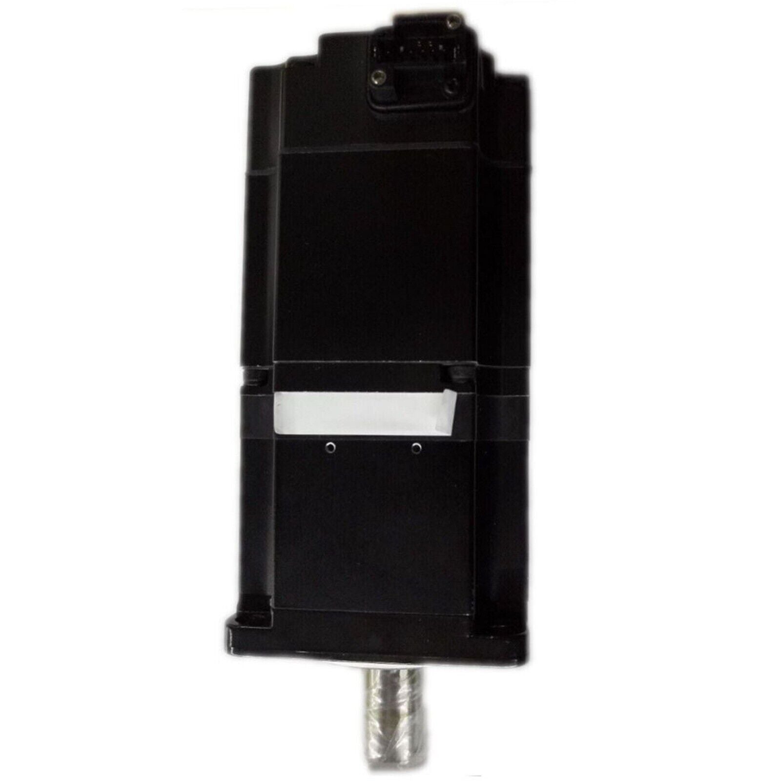 Yaskawa SGMAS-04ACA2C servo motor, black, industrial automation spare part.