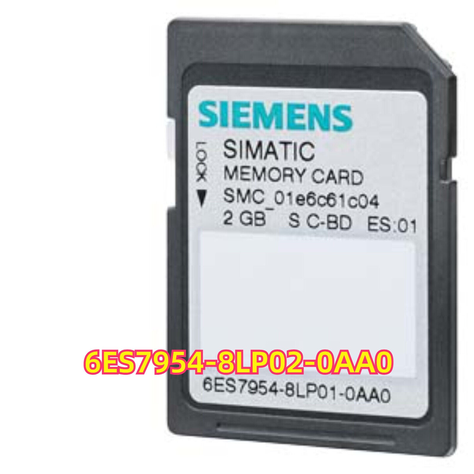 Siemens SIMATIC Memory Card 2GB 6ES7954-8LP02-0AA0 for PLC systems