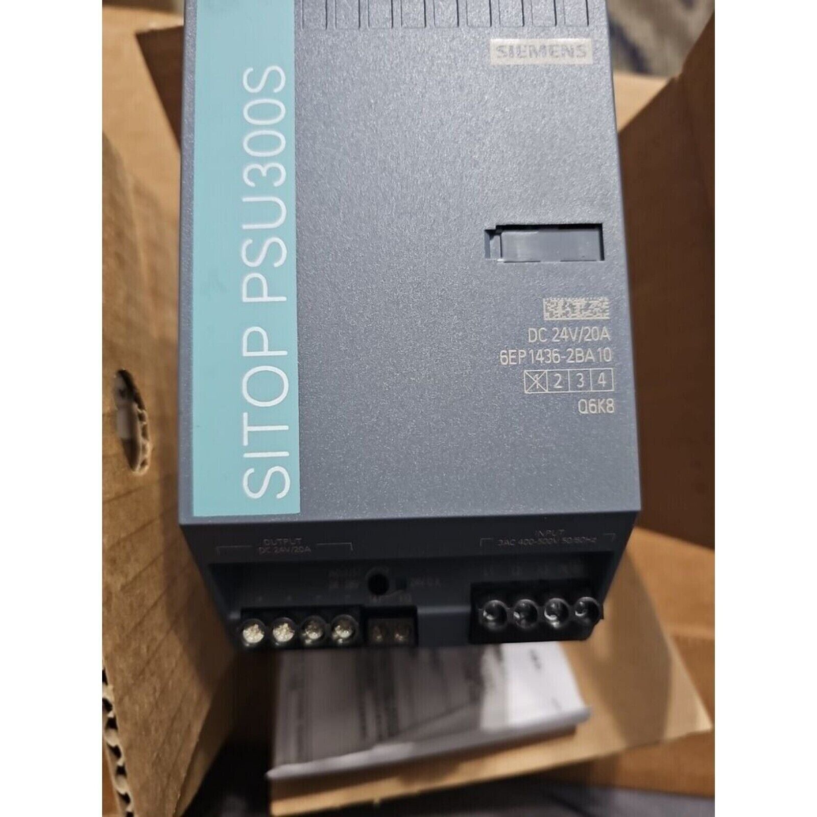 Siemens SITOP PSU300S Stabilized Power Supply, model 6EP1436-2BA10, industrial automation component