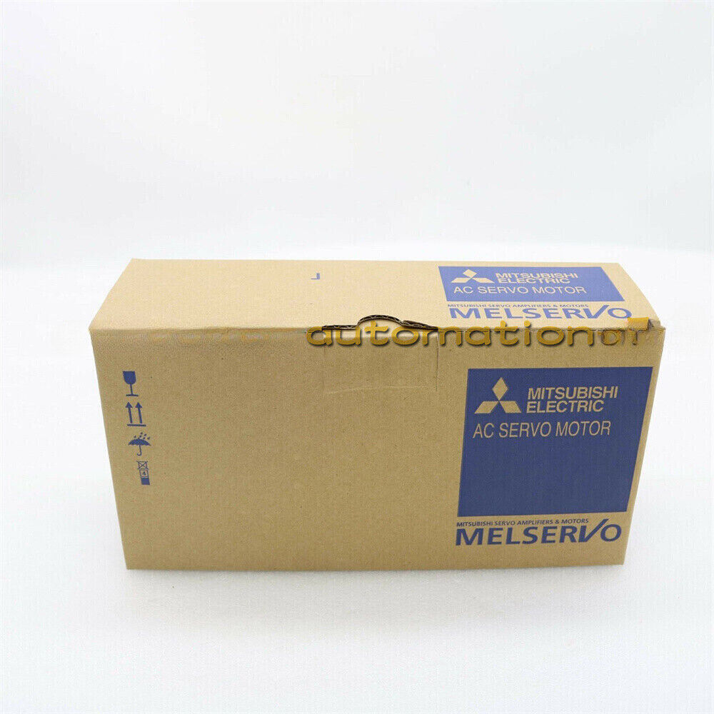 Mitsubishi HS-SF103E-S2 AC Servo Motor in box. Melservo AC servo motor for industrial automation.