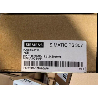 Siemens SIMATIC PS 307 power supply, 6ES7307-1EA01-0AA0, AC input, DC output, automation part.