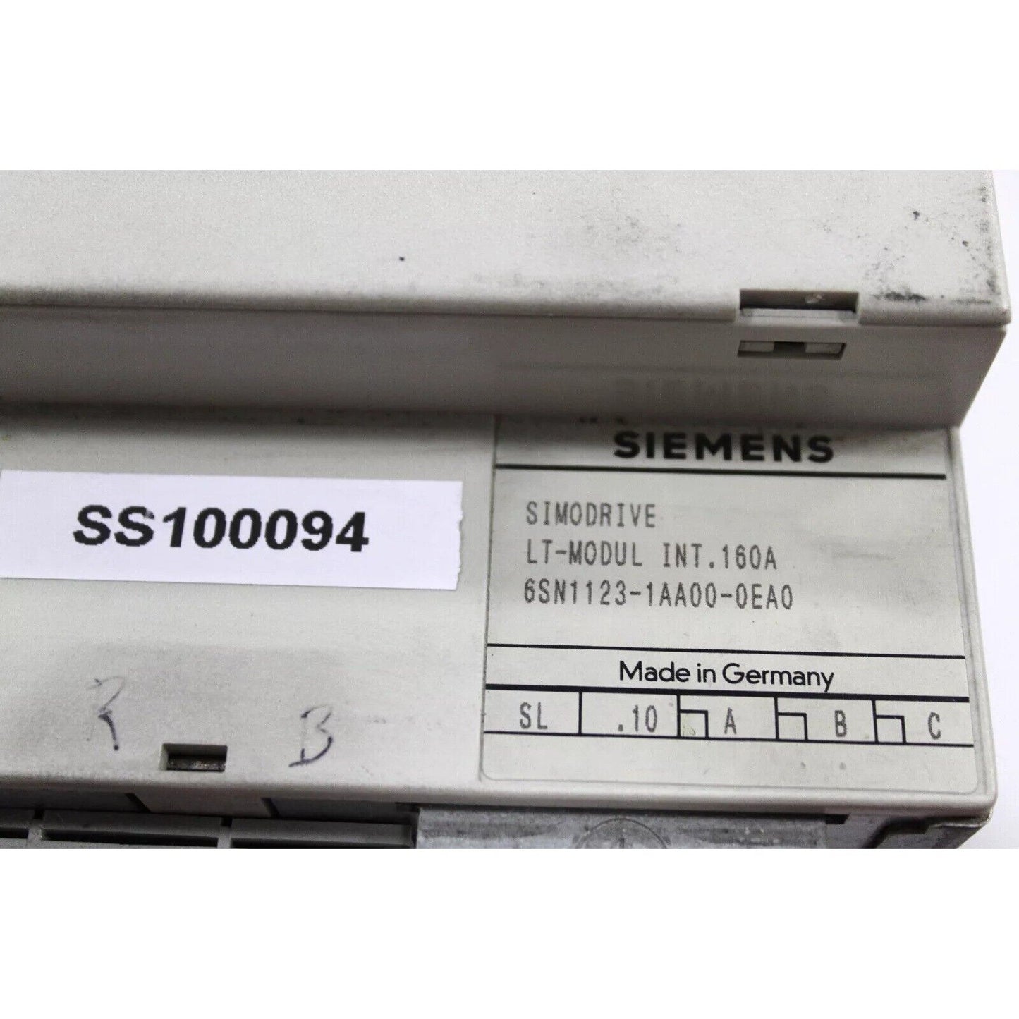 Siemens SIMODRIVE LT-MODUL INT.160A power module, 6SN1123-1AA00-0EA0, Made in Germany, industrial automation part