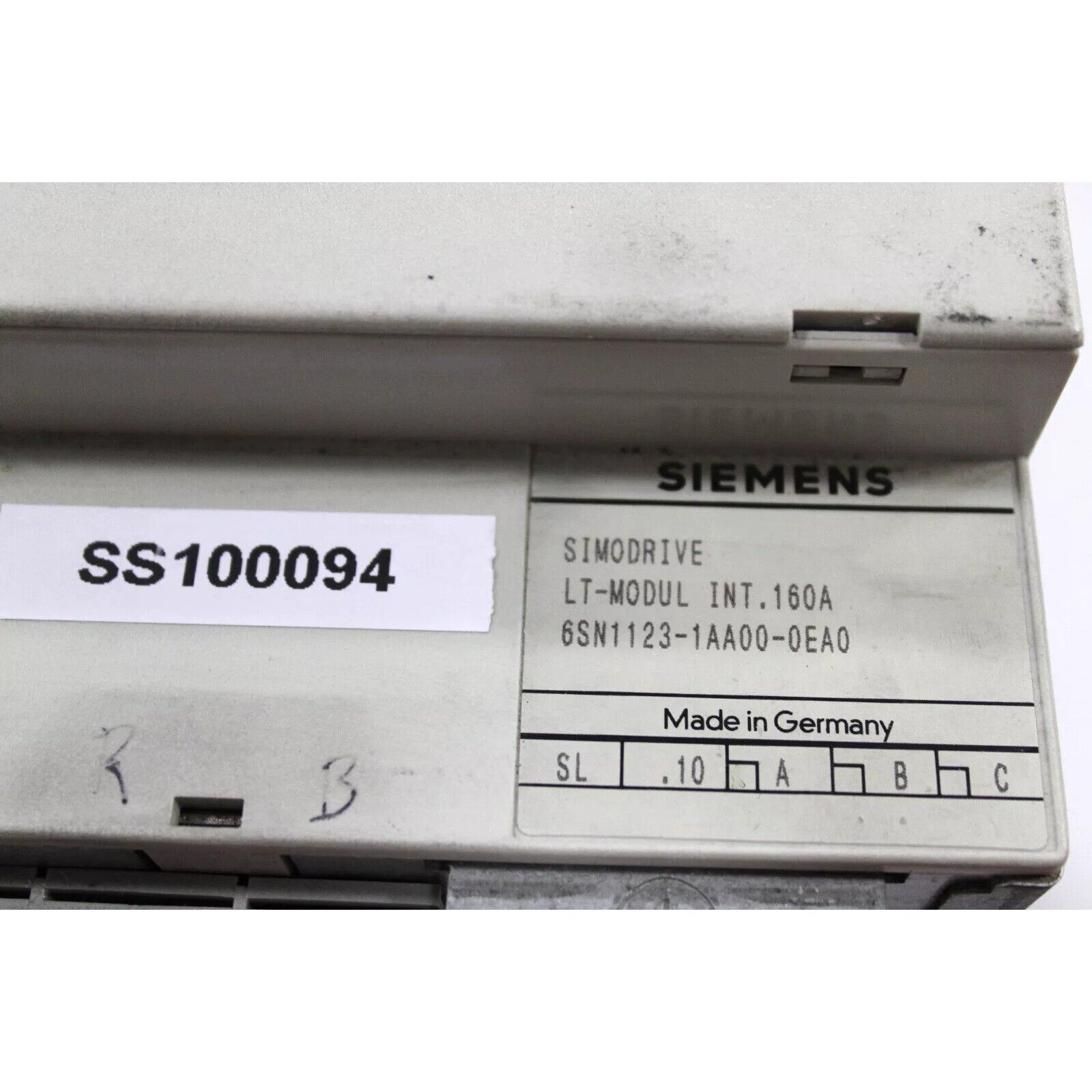 Siemens SIMODRIVE LT-MODUL INT.160A power module, 6SN1123-1AA00-0EA0, Made in Germany, industrial automation part