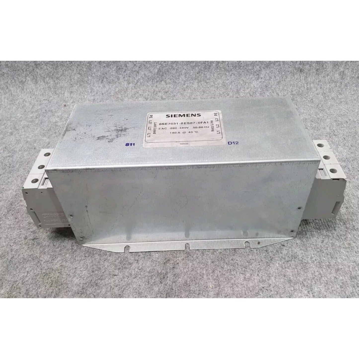 Siemens 6SE7031-8ES87-0FA1 suppression filter, industrial automation part.