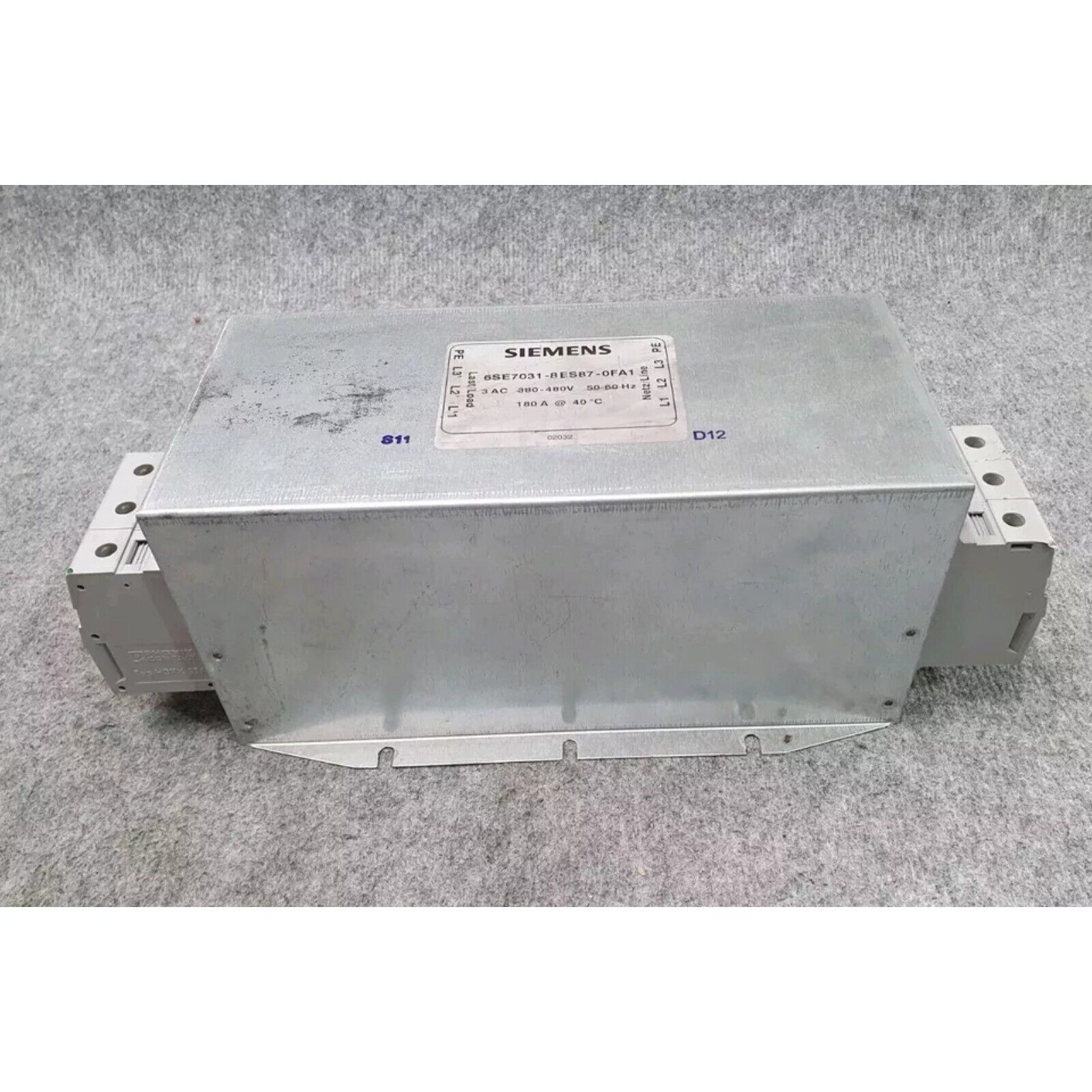 Siemens 6SE7031-8ES87-0FA1 suppression filter, industrial automation part.
