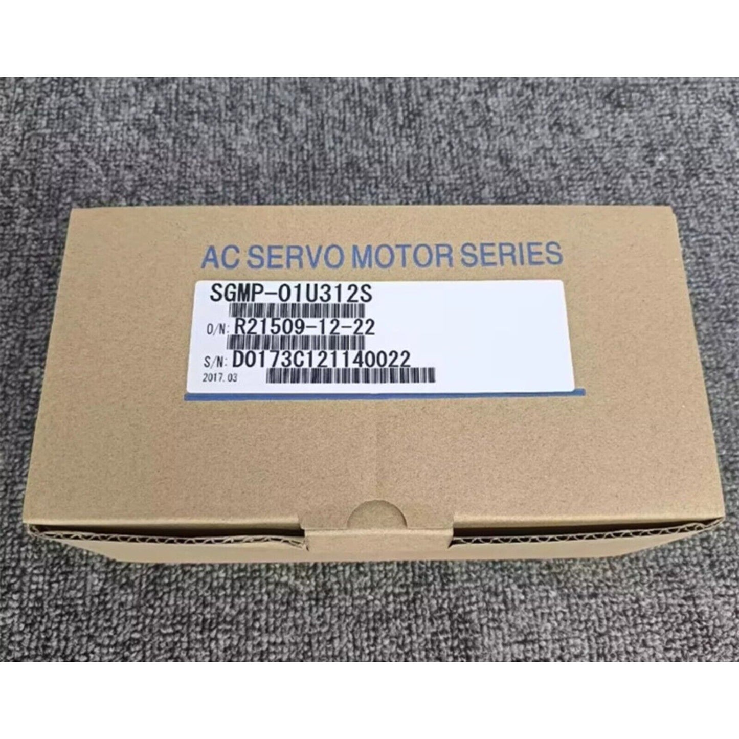 YASKAWA SGMP-01U312S AC Servo Motor in Brown Cardboard Box, Fast Shipping, US Stock