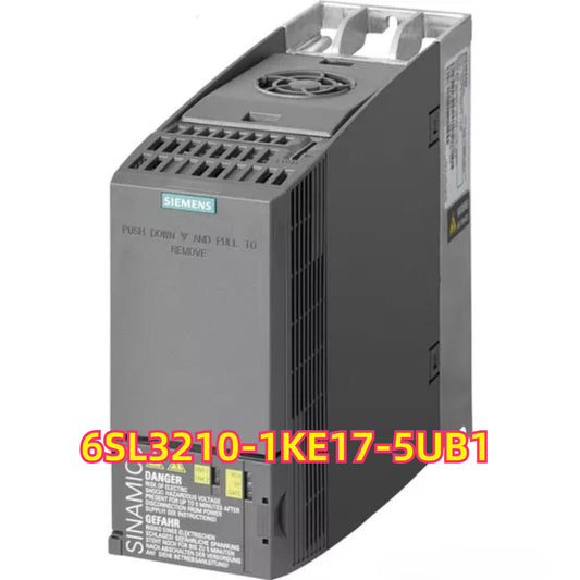 Siemens SINAMICS G120C PLC module, model 6SL3210-1KE17-5UB1, industrial automation part.