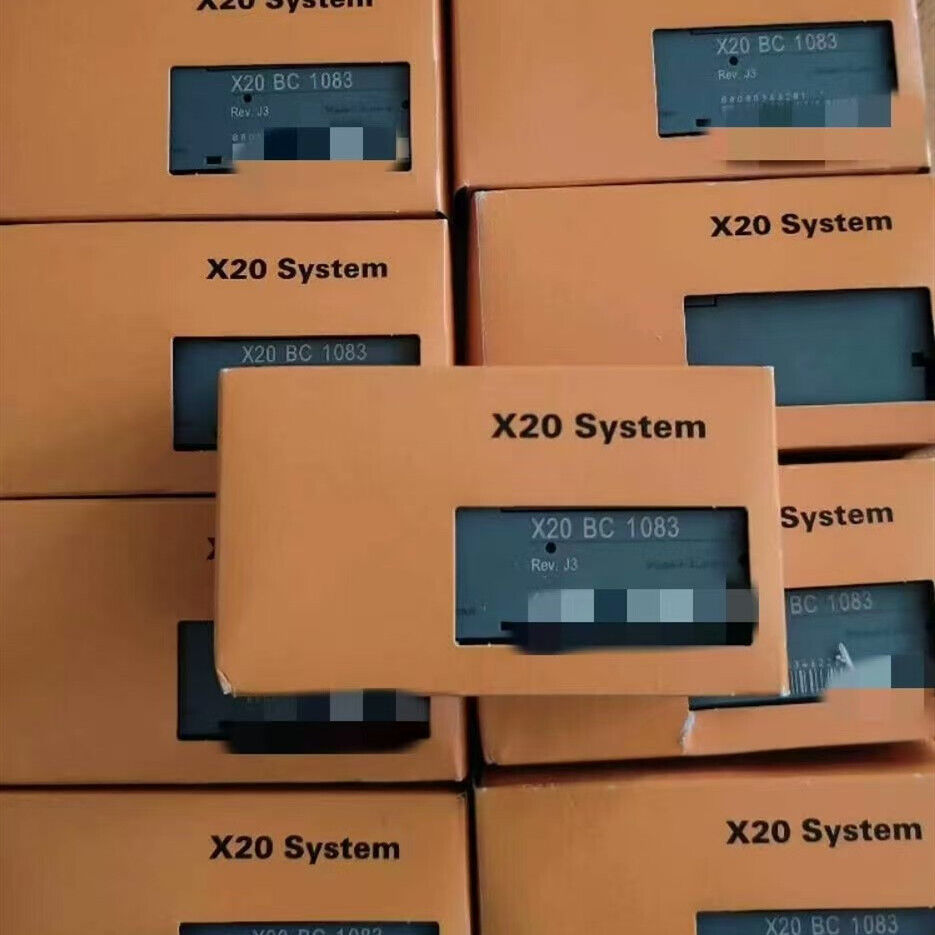 B&R X20 BC 1083 modules in orange boxes, industrial automation parts, X20 System