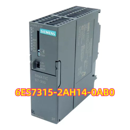 Siemens SIMATIC S7-300 CPU 6ES7315-2AH14-0AB0, industrial automation part, gray module.