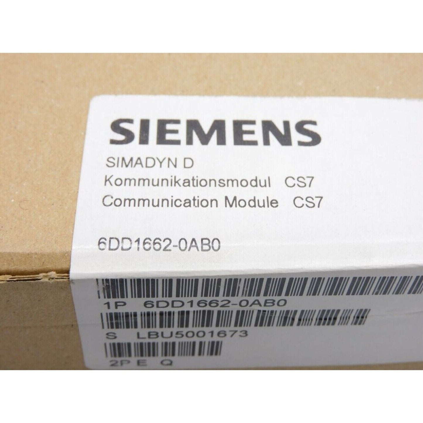 PLC | Siemens | 6DD1662-0AB0 6DD1 662-0AB0 SIMADYN D COMMUNICATION MODULE CS7