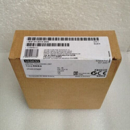 Siemens SIMATIC S7-300 CPU 315-2EH14-0AB0 Box, Central Processing Unit Product, Made in Germany.
