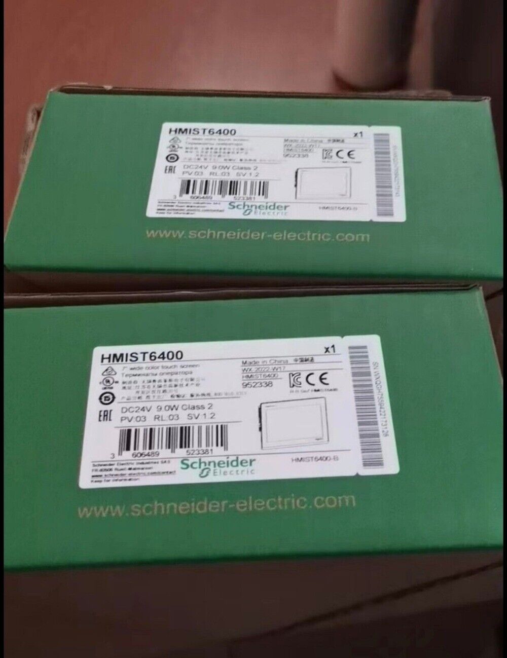 Schneider Electric HMIST6400 HMI Touchscreen Display Box, New Original