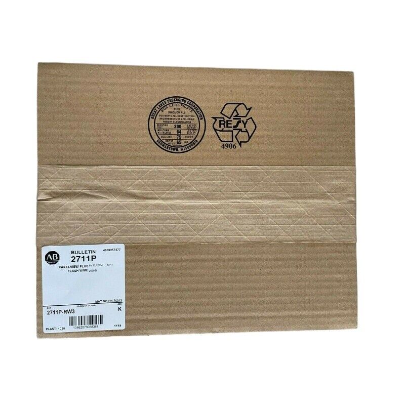 Allen-Bradley 2711P-RW3 PLC module box. New In Box