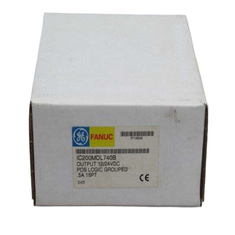 FANUC IC200MDL740B Module, Output 12/24VDC, .5A 16PT, POS Logic Grouped, white box