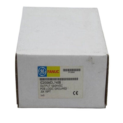 FANUC IC200MDL740B Module, Output 12/24VDC, .5A 16PT, POS Logic Grouped, white box