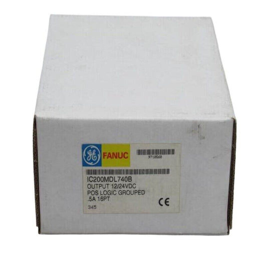 FANUC IC200MDL740B Module, Output 12/24VDC, .5A 16PT, POS Logic Grouped, white box