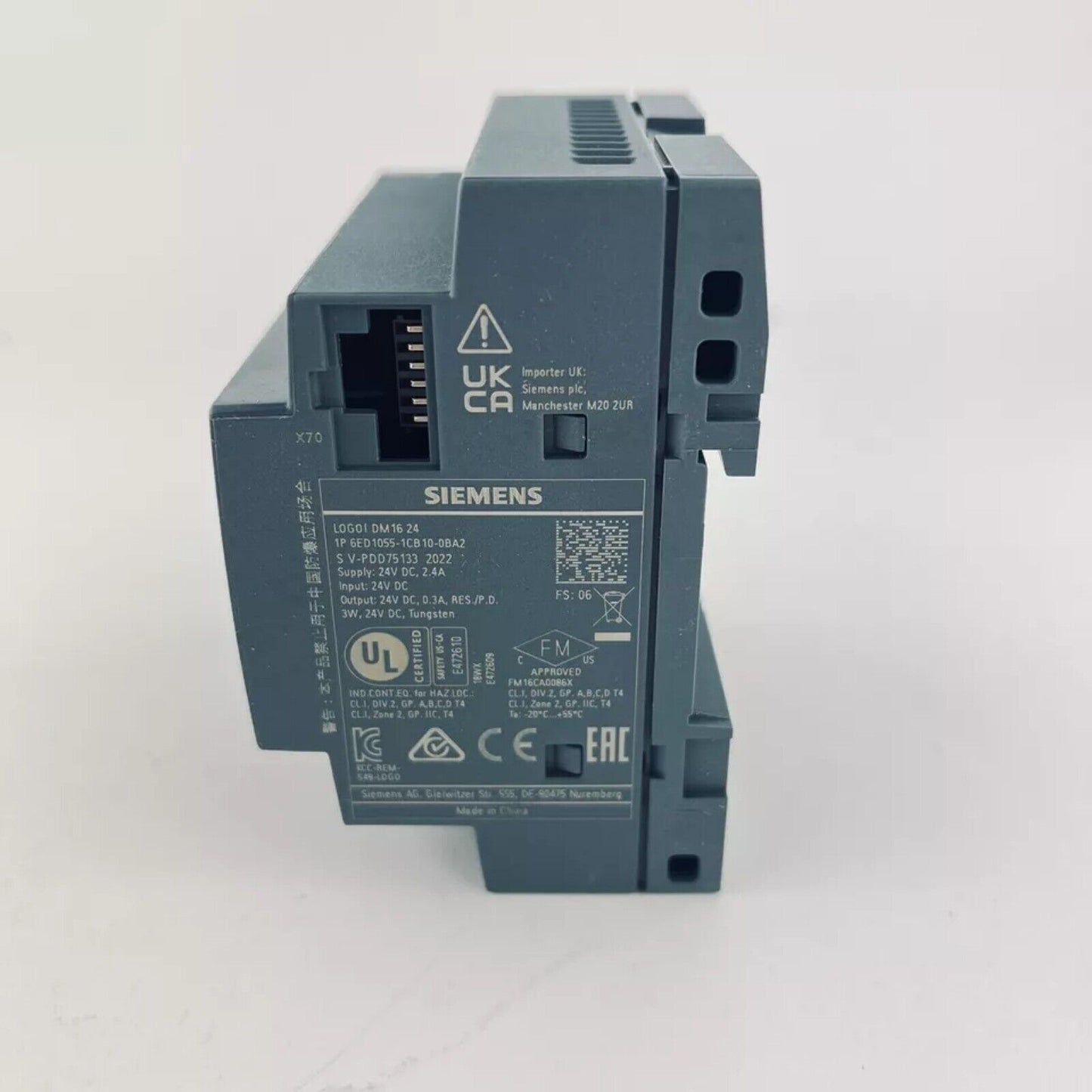 PLC | Siemens | 6ED1 055-1CB10-0BA2 6ED1055-1CB10-0BA2 LOGO DM16 24 expansion module