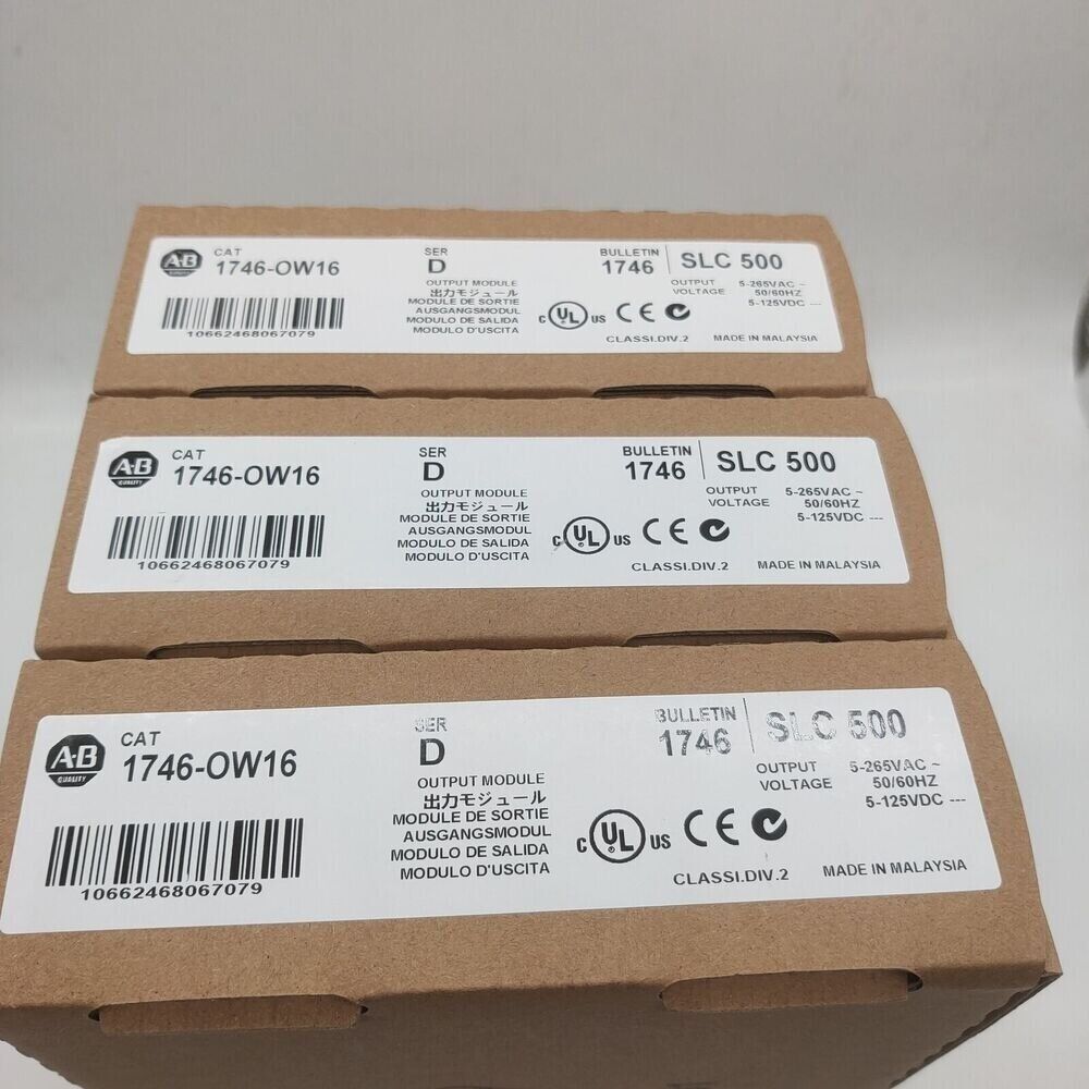 Allen-Bradley 1746-OW16 SLC 500 Output Module, Industrial Automation Part, Digital Relay Output, Made in Malaysia