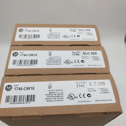 Allen-Bradley 1746-OW16 SLC 500 Output Module, Industrial Automation Part, Digital Relay Output, Made in Malaysia