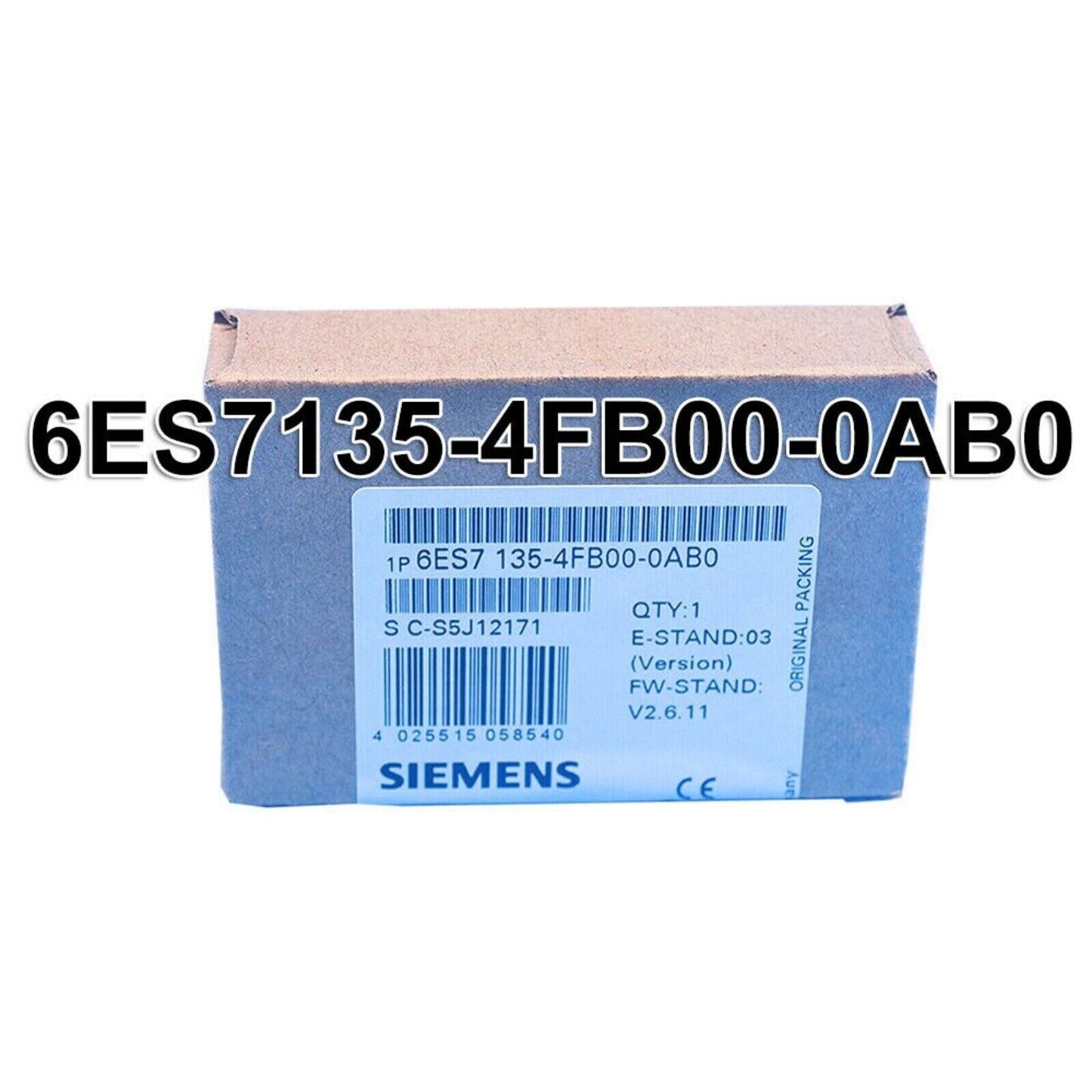 Industrial Communication | Siemens | 6ES7135-4FB00-0AB0 6ES7135-4FB00-0AB0 DP Electronics Module ET 200S