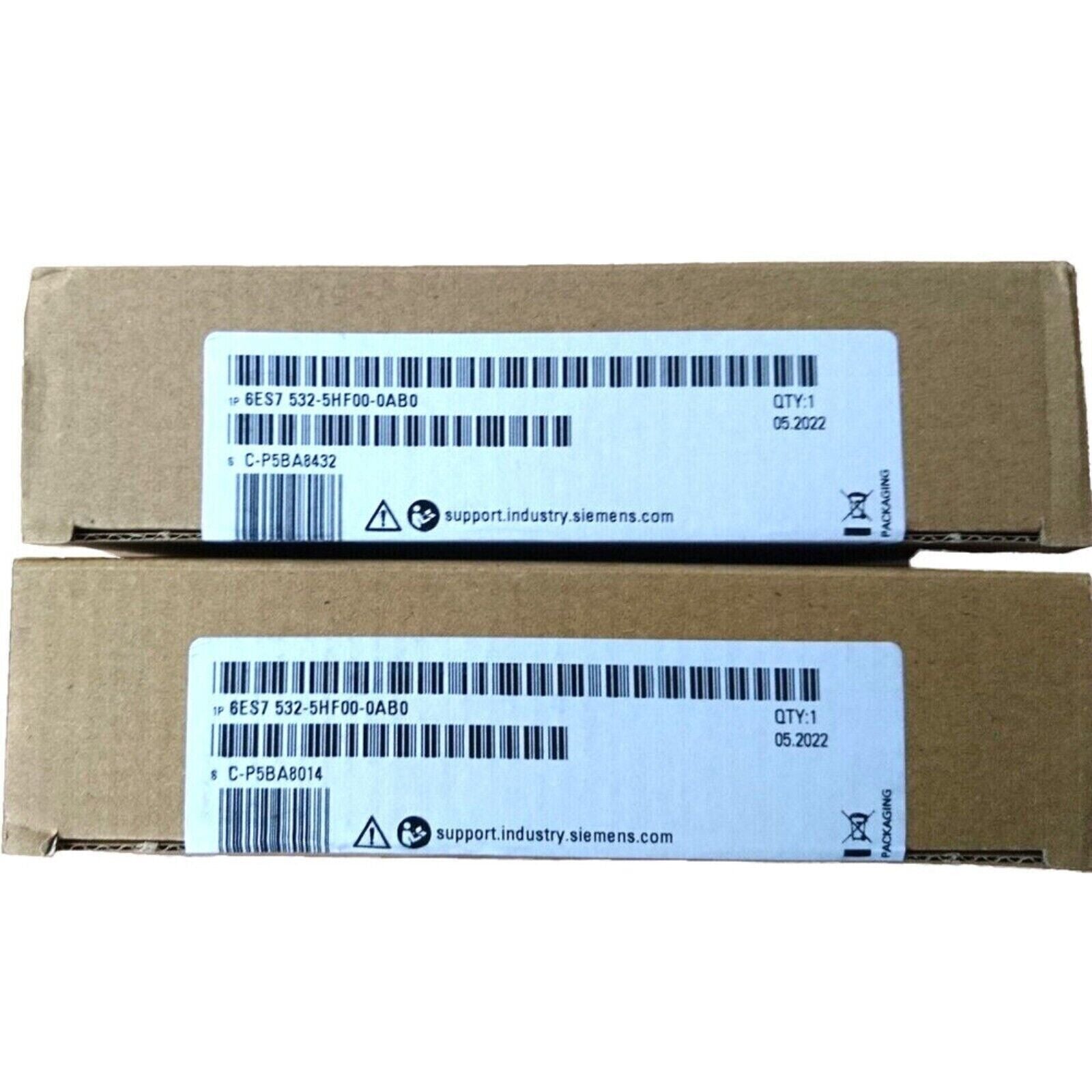 Siemens S7-1500 analog output module 6ES7532-5HF00-0AB0 packaging, automation part