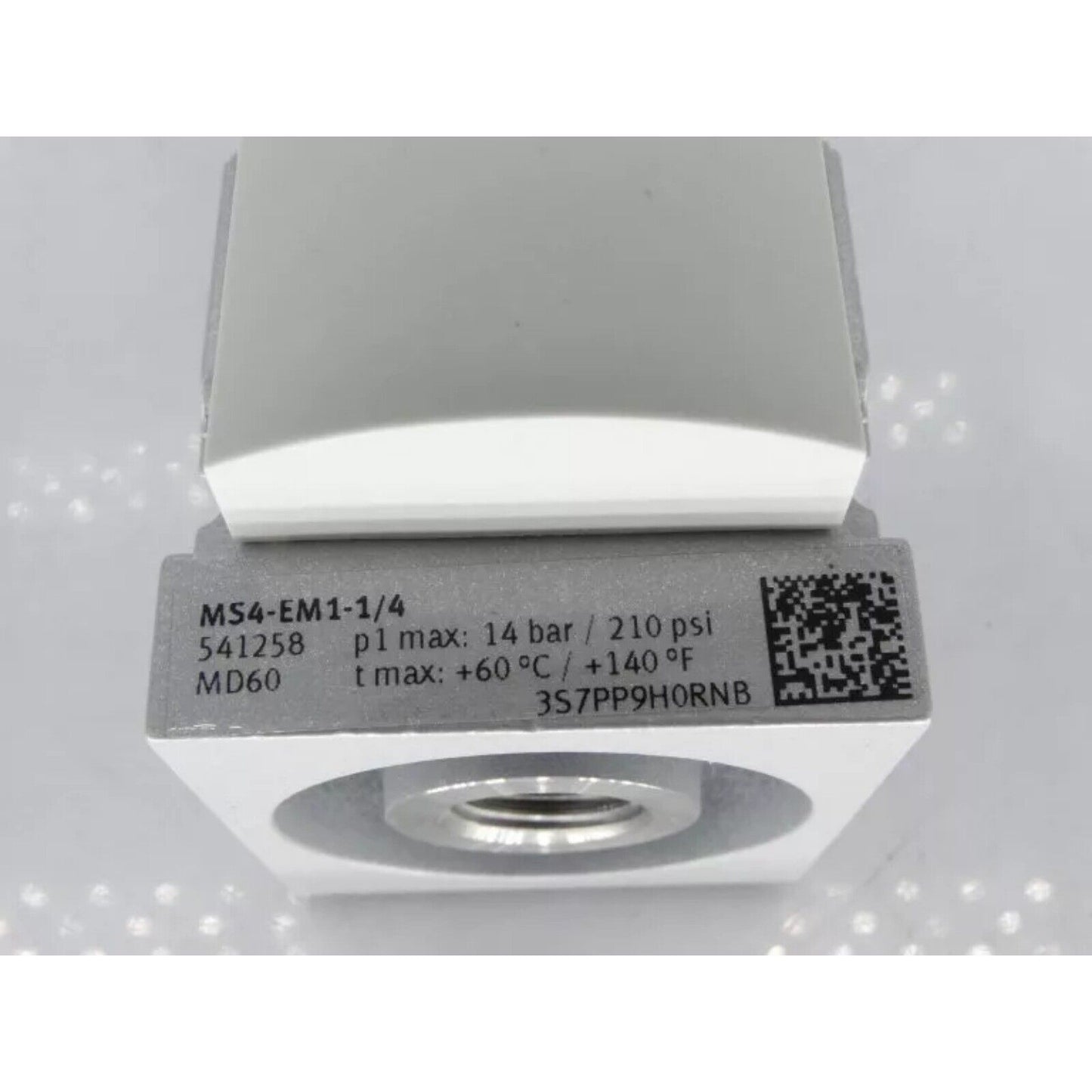 Festo MS4-EM1-1/4 Start Valve - Industrial automation component with pressure and temperature specifications