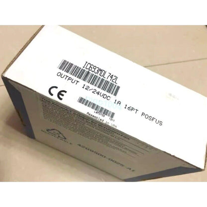 FANUC IC693MDL742L PLC Module New in Box with Specifications: 12/24VDC Output, 1A, 16PT POSFUS. Industrial Automation Part.