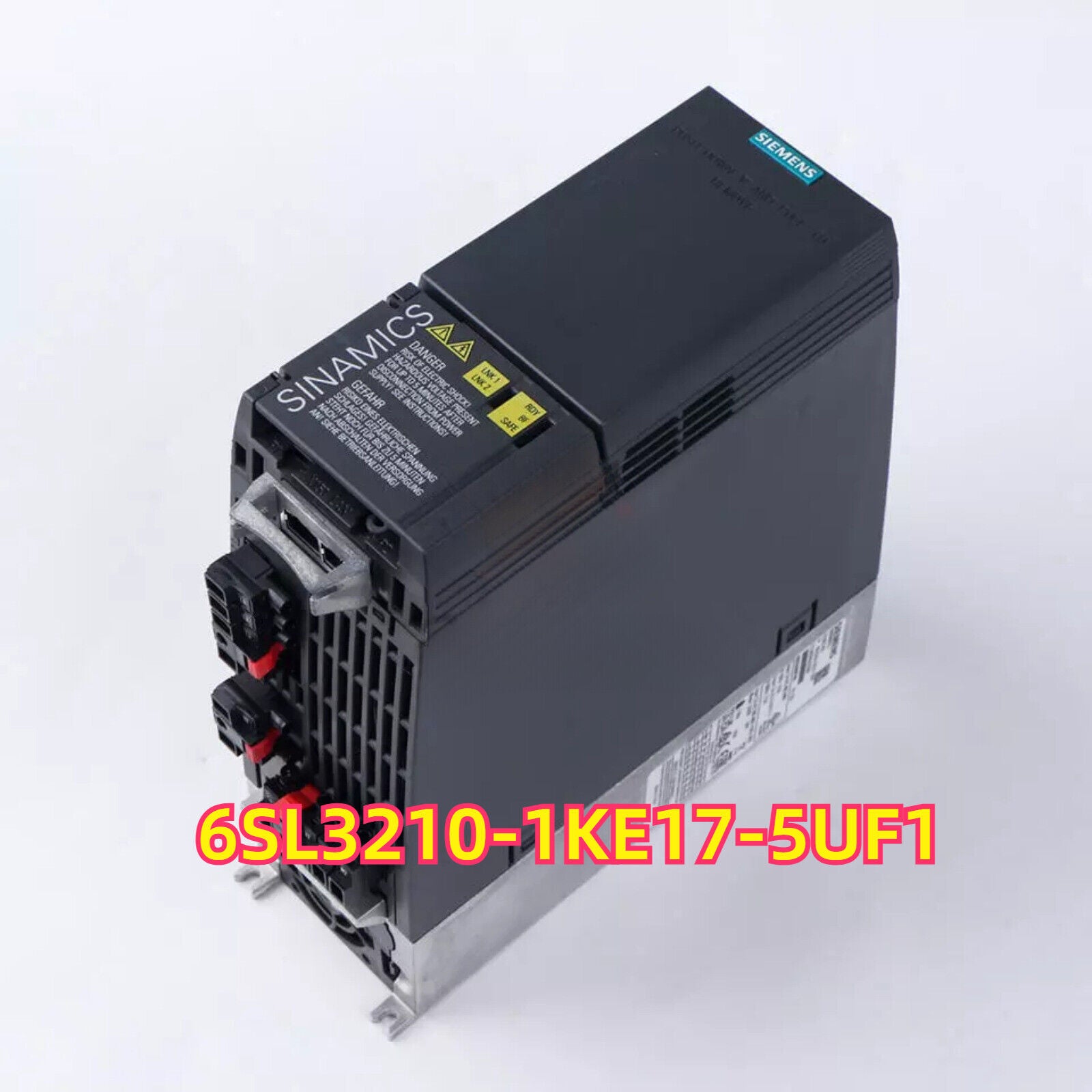 Siemens SINAMICS G120C frequency inverter 6SL3210-1KE17-5UF1, black industrial equipment for motor control applications