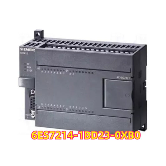 Siemens SIMATIC PLC Module 6ES7214-1BD23-0XB0, grey industrial automation equipment