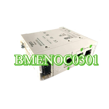 Schneider Electric BMENOC0301 Ethernet Communication Module, Dual Port, 10/100, white color, industrial automation part