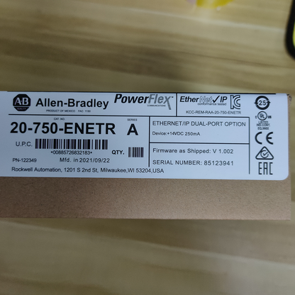 Factory Sealed Allen-Bradley 20-750-ENETR 750 2-P ENet/IP Module US NEW IN BOX