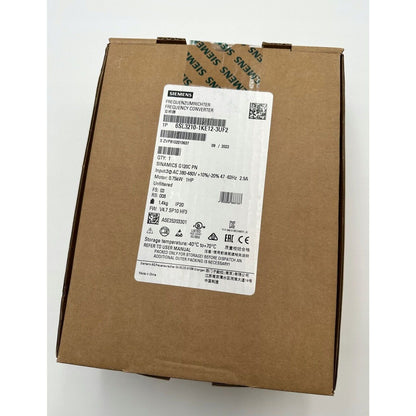 Siemens SINAMICS G120C PN Frequency Converter in Box, Model 6SL3210-1KE12-3UF2, Industrial Automation Part