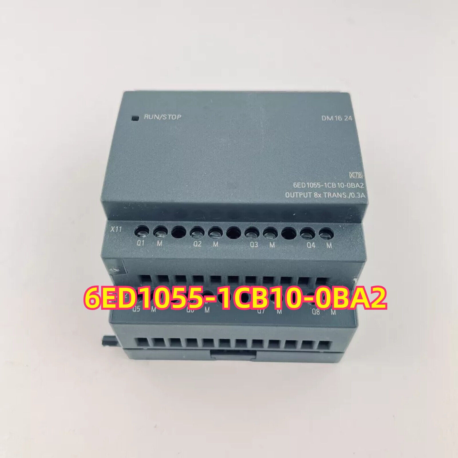 Siemens DM16 24 Expansion Module 6ED1055-1CB10-0BA2, gray, industrial automation PLC component