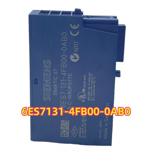 Siemens SIMATIC S7 PLC Module 6ES7131-4FB00-0AB0, blue industrial automation component