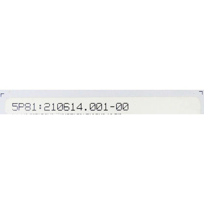 B&R Automation PC 5P81:210614.001-00 detail, white label with product code, for industrial automation equipment.