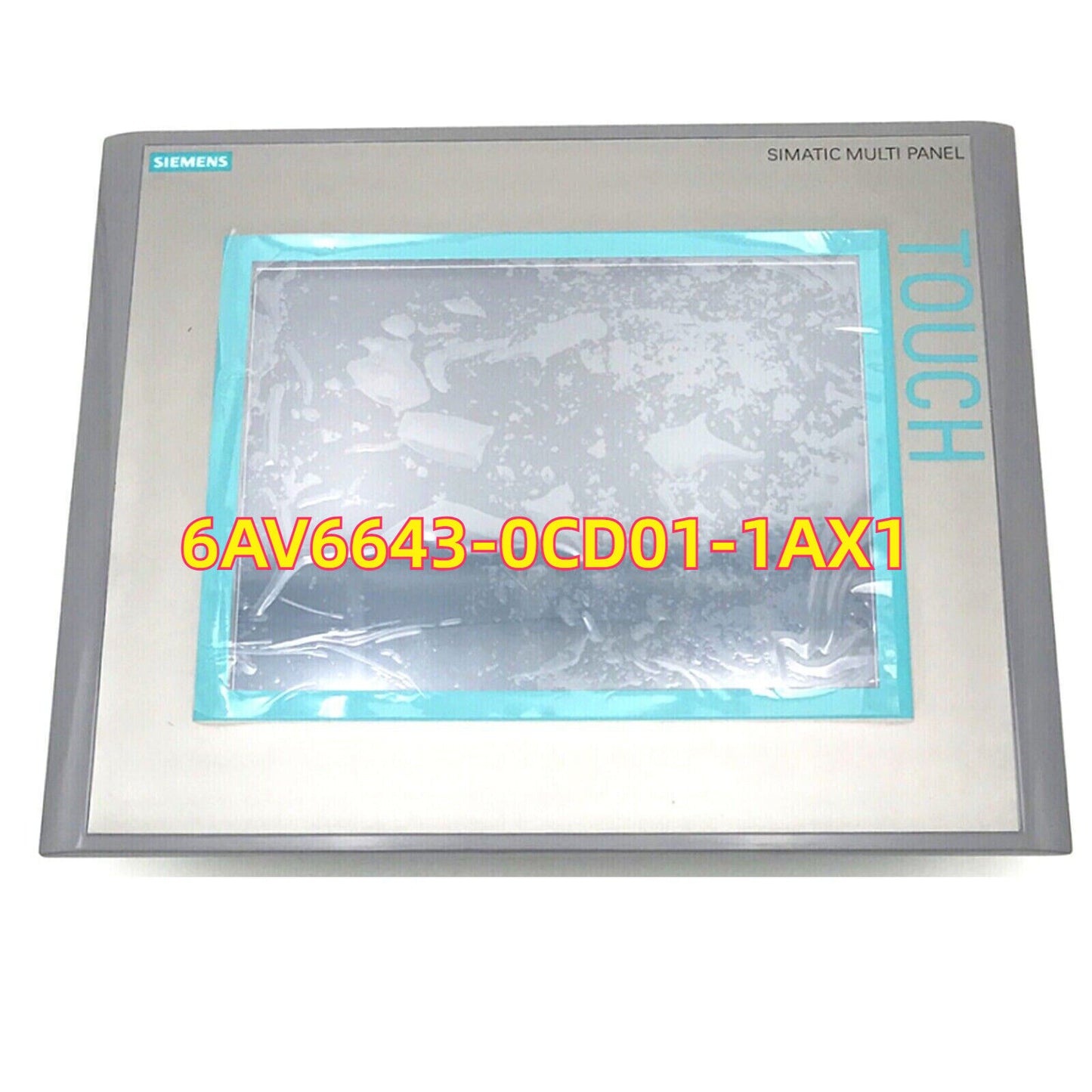 Siemens SIMATIC HMI touch panel 6AV6643-0CD01-1AX1 for industrial automation