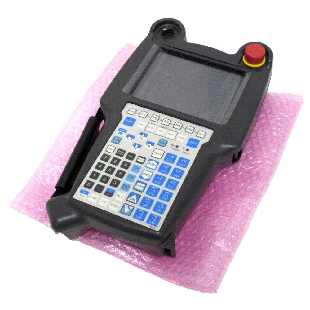 FANUC A05B-2518-C204#EMH Teach Pendant with screen and buttons. Industrial automation control device.