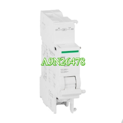 Schneider A9N26478 Shunt Release Contactor, White, 12-24V, Industrial Automation Part