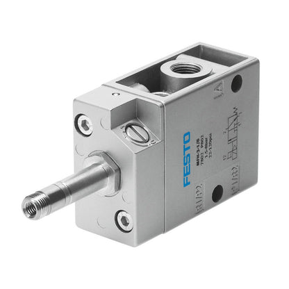 Festo MFH-3-1/8-EX Solenoid Valve, industrial automation part, silver.