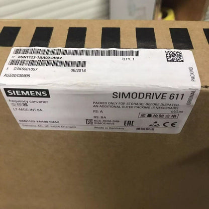Siemens SIMODRIVE 611 frequency converter packaging, industrial automation part