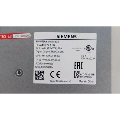 PLC | Siemens | 6FC5311-0AA00-1AA0 SINUMERIK Module 6FC5 311-0AA00-1AA0