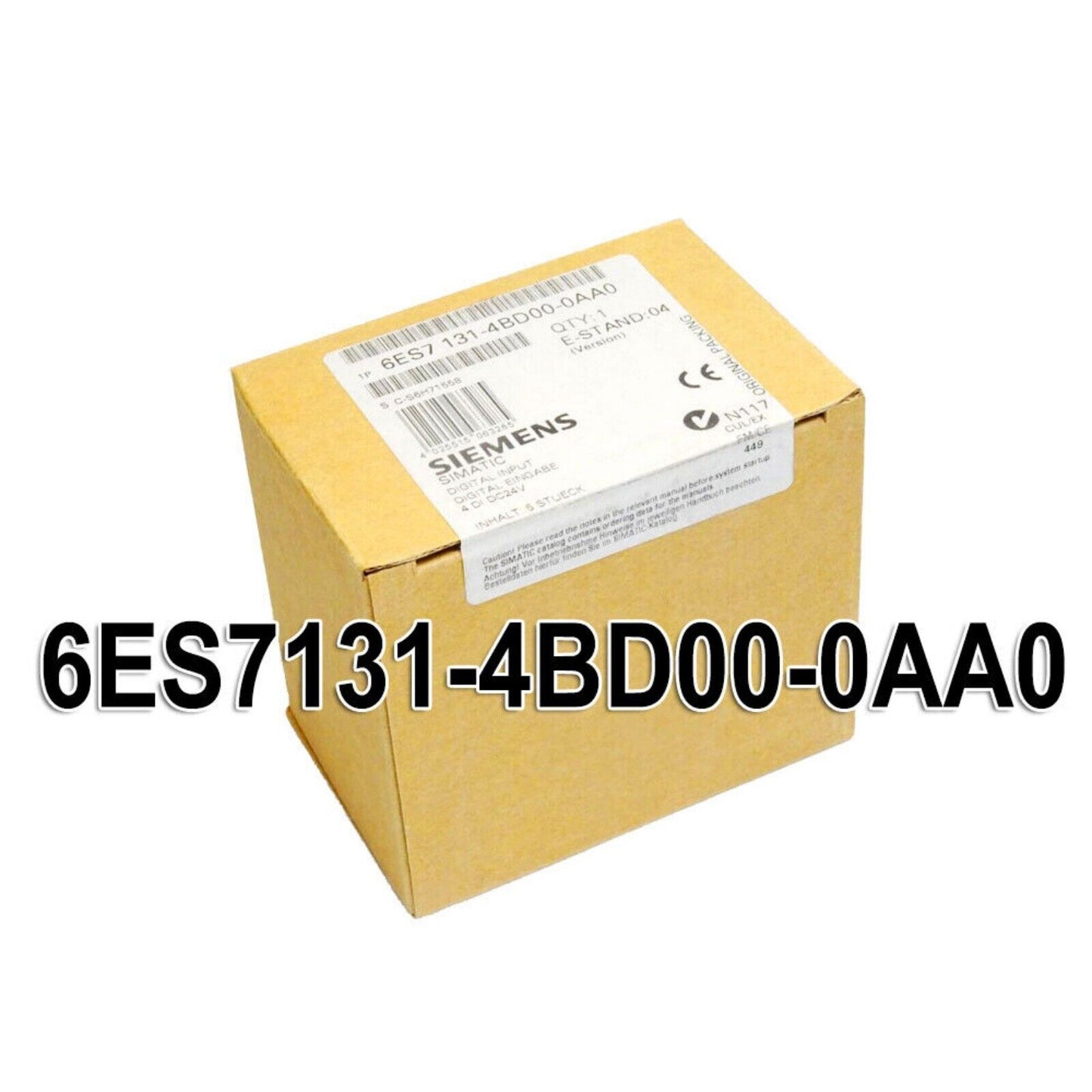 Industrial Communication | Siemens | 6ES7 131-4BD00-0AA0 6ES7131-4BD00-0AA0 SIMATIC DP Modules for ET200S