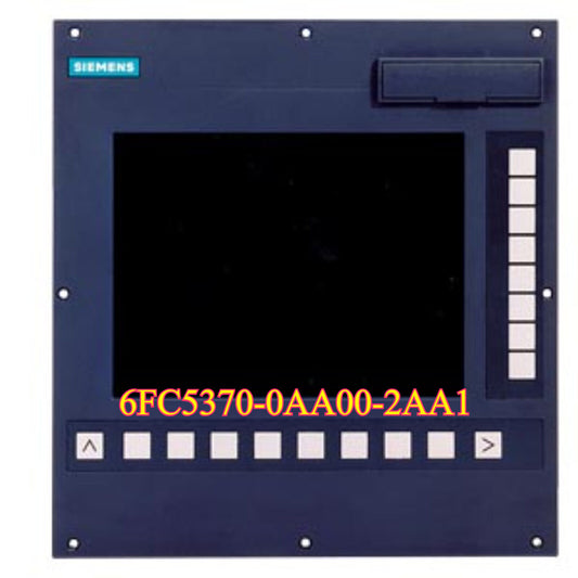 Siemens 802D plus CNC operator panel 6FC5370-0AA00-2AA1, dark blue, black screen with buttons