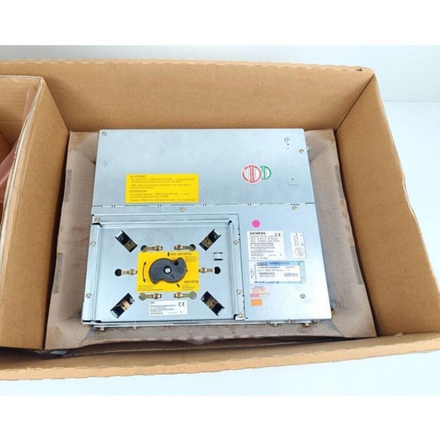 SINUMERIK PCU 50 industrial control unit in box, product for CNC machine control, ready for shipment