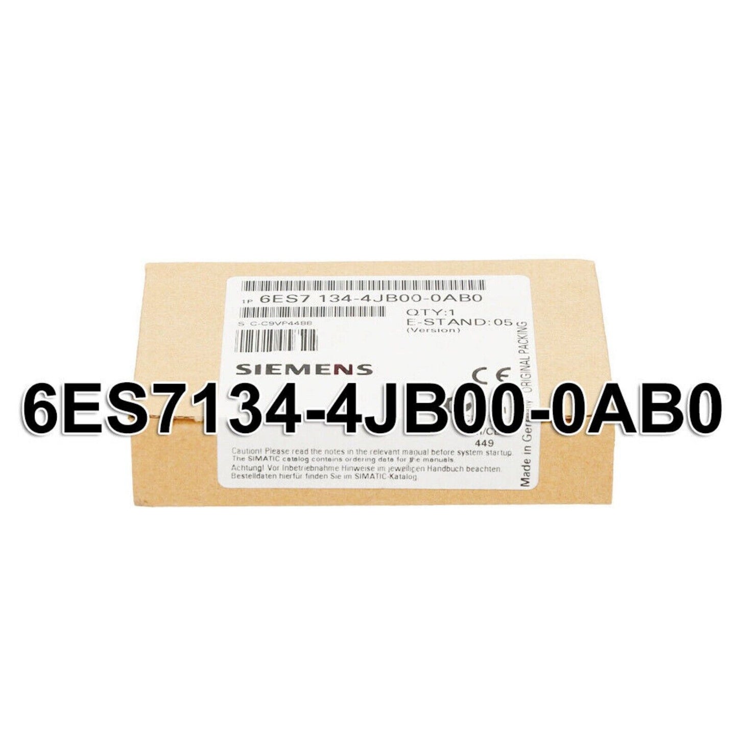 Industrial Communication | Siemens | 6ES7134-4JB00-0AB0 6ES7134-4JB00-0AB0 DP Electronics Module ET 200S
