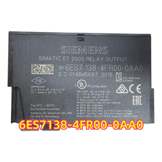 Siemens SIMATIC ET 200S Relay Output Module 6ES7 138-4FR00-0AA0, industrial automation part.
